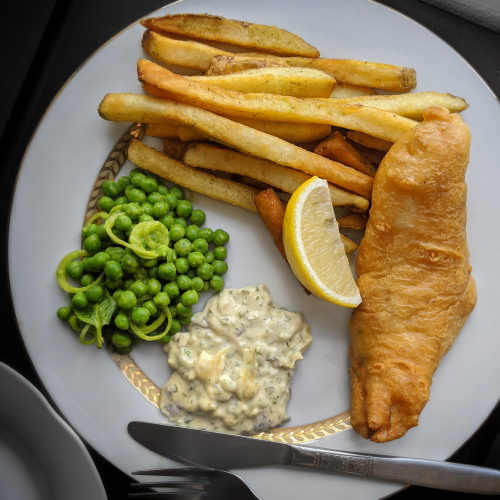 Cheek Bistro Singapore fish and chips