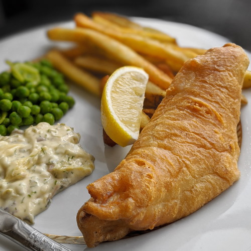 Cheek Bistro Singapore fish and chips