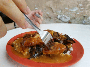 Scissors Cut Curry Rice Curry