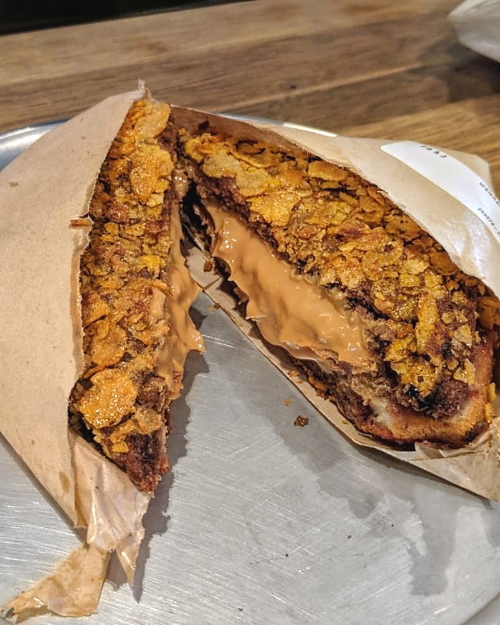park bench deli peanut butter and jelly sandwich review