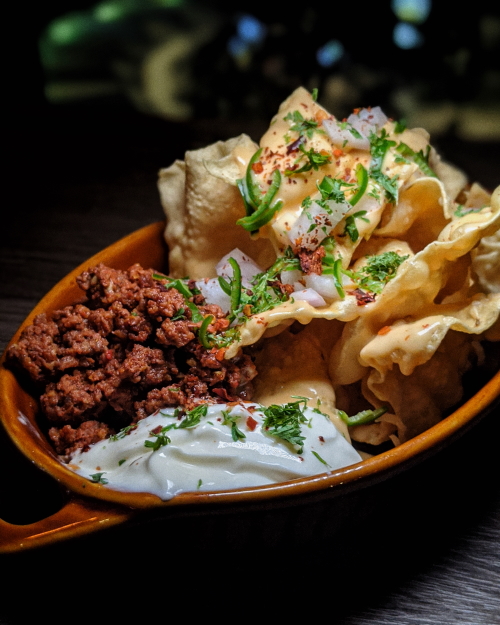 roketto izakaya papadum nachos